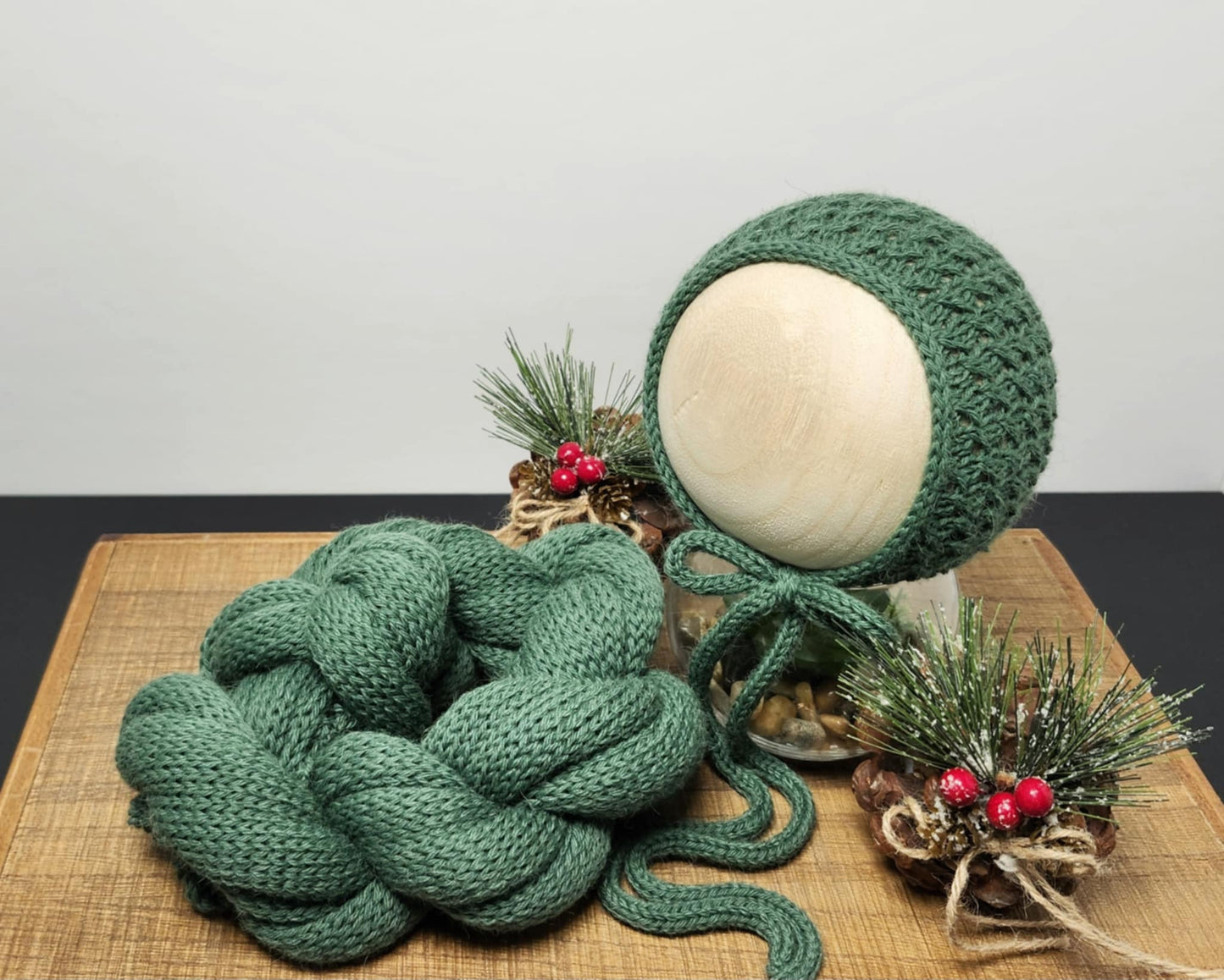 Waverley Bonnet & Wrap Set