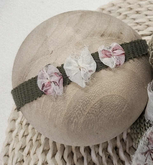 Victoria Bonnet & Wrap 80"+ in Lichen