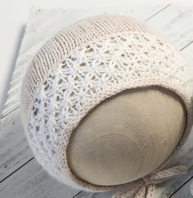Newborn Flora Bonnet