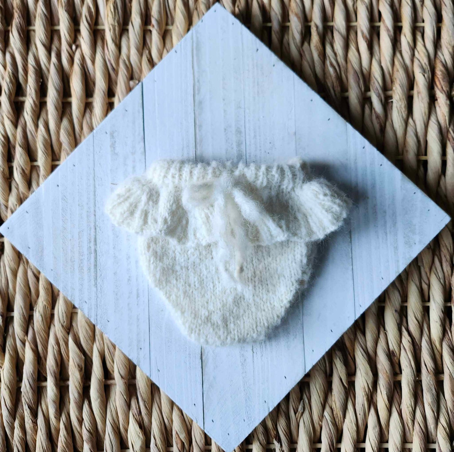 Newborn Alpaca Ruffle Diaper Cover