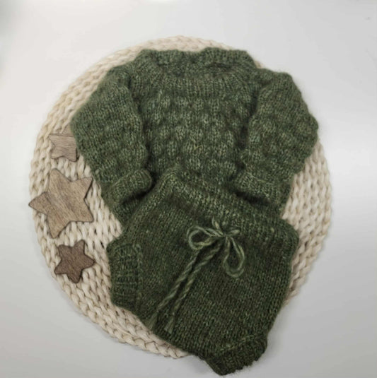 Oversized Newborn Bubble Sweater