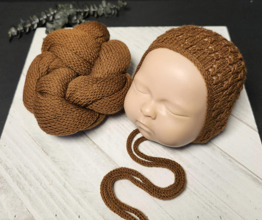 Teagan Bonnet & Wrap Set