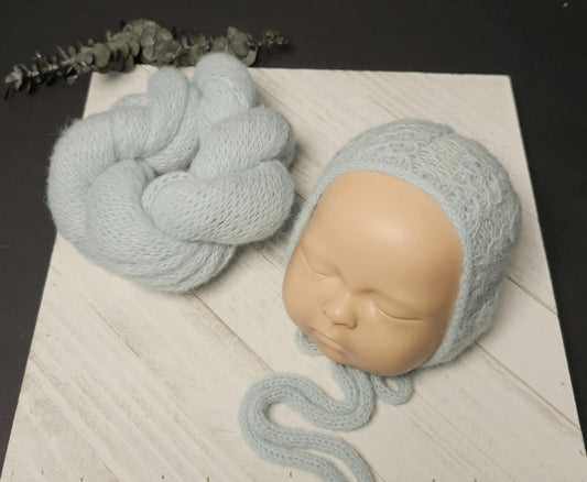 Clarke Cable Bonnet & Wrap Set