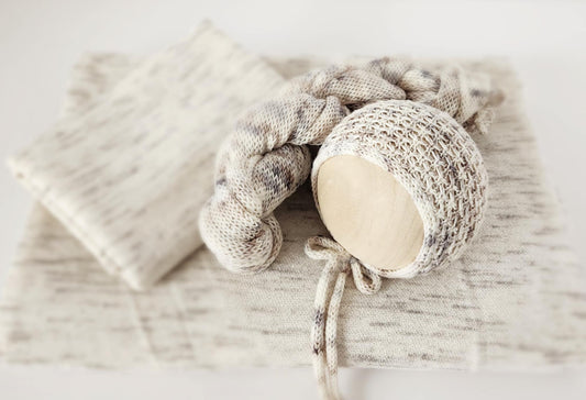 Neutral Backdrop, Stretch Wrap, Bonnet & Wrap Sets