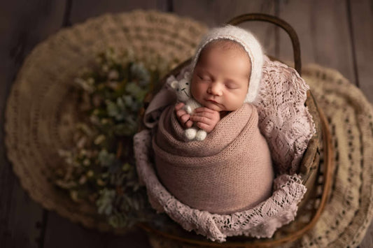 Honey Bonnet & Wrap Set