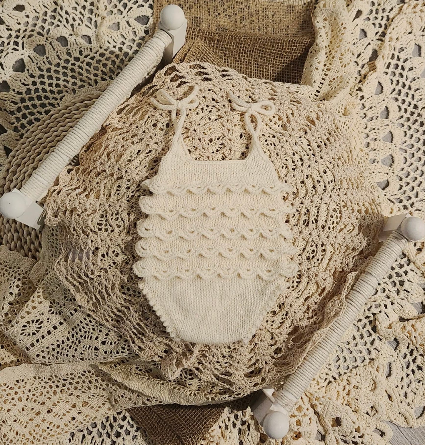 The Newborn Marlowe Ruffle Romper