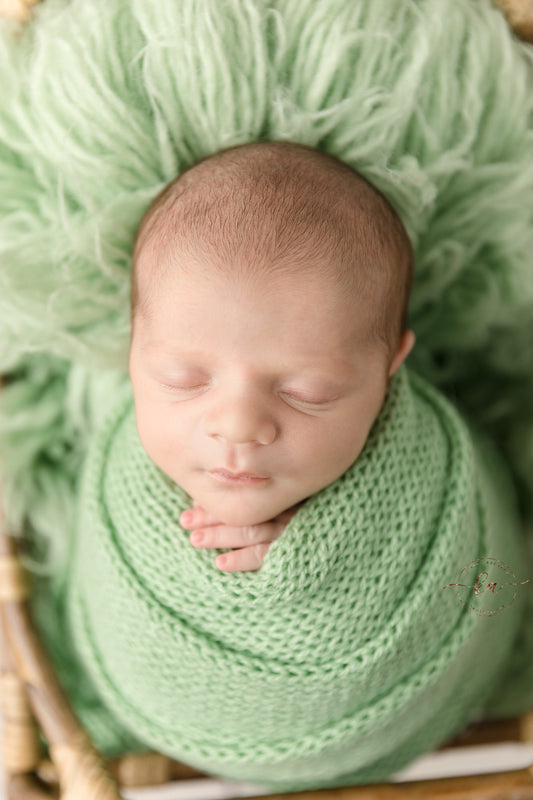 Jade Bonnet & Wrap(65") Set PREORDER