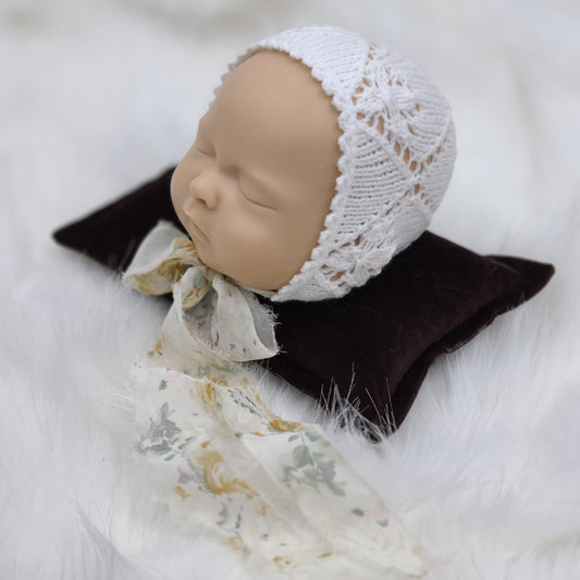 Newborn Blossom Bonnet RTS