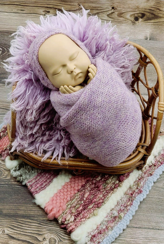 Zaria Bonnet & Wrap Set