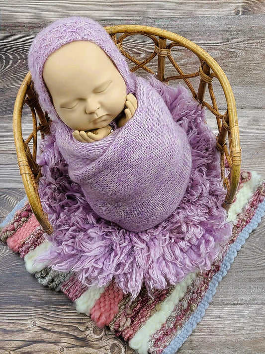 Zaria Bonnet & Wrap Set