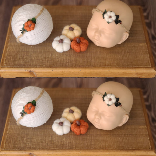 Pumpkin Tieback and Stuffie