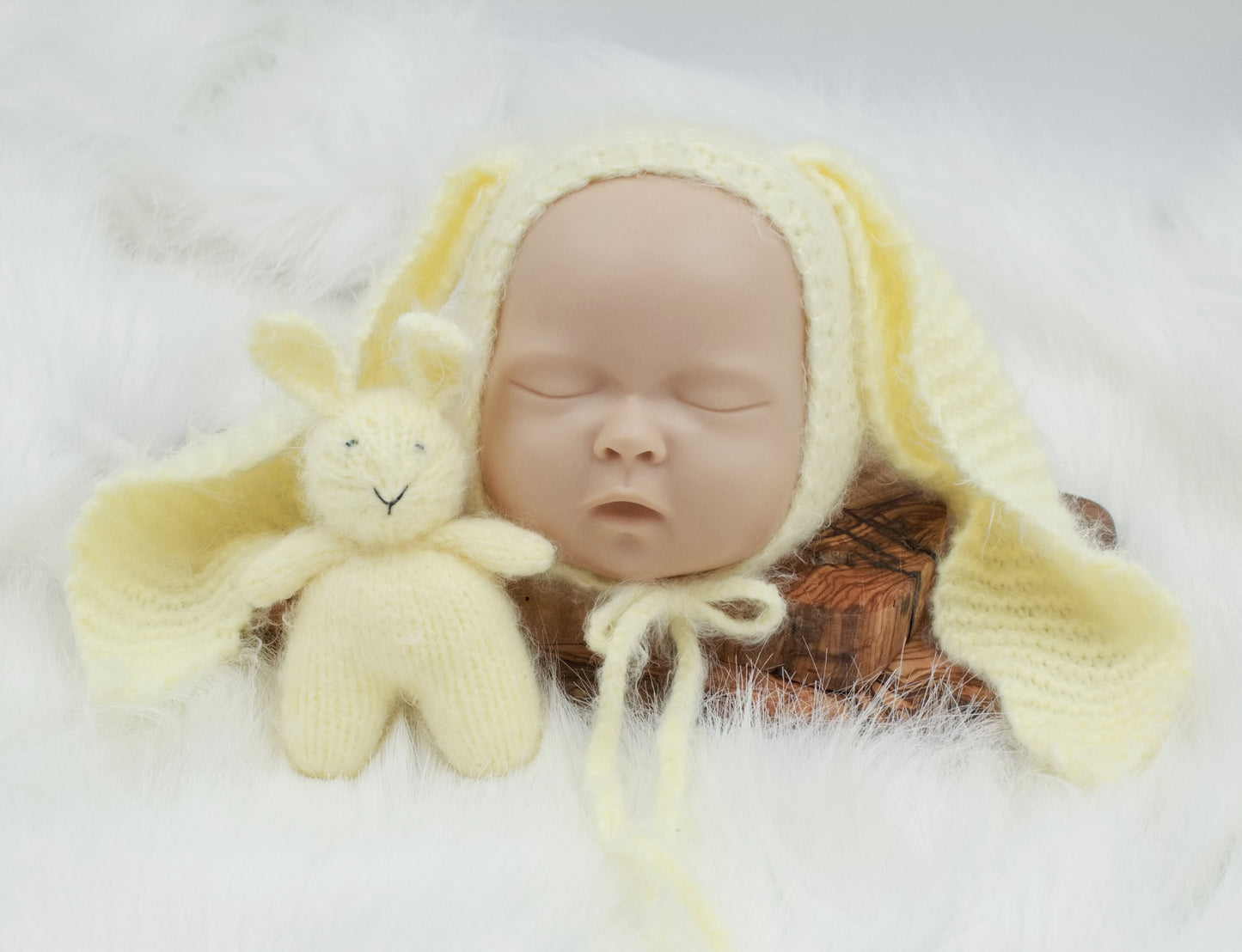 Newborn Bunny Bonnet RTS
