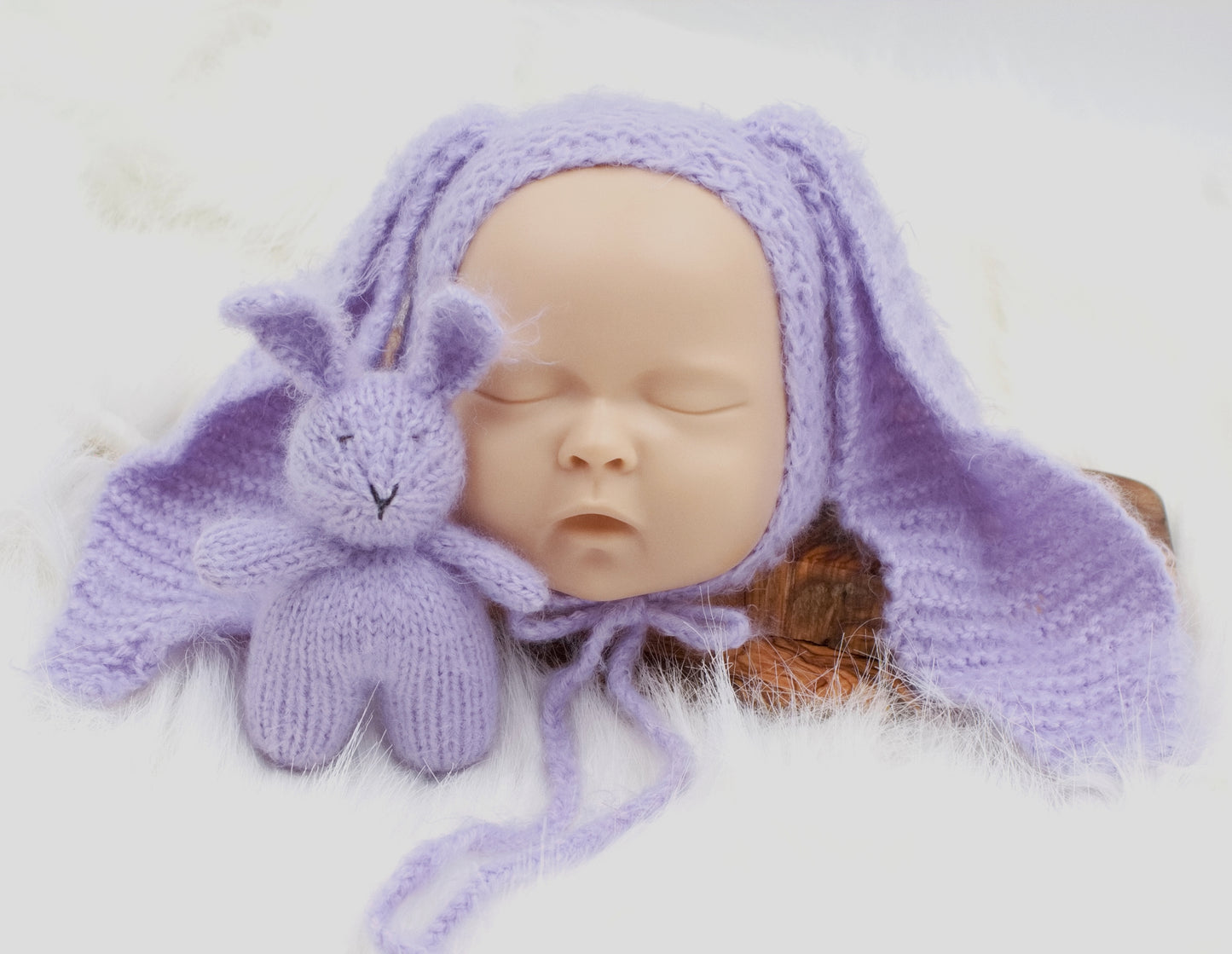 Newborn Bunny Bonnet RTS