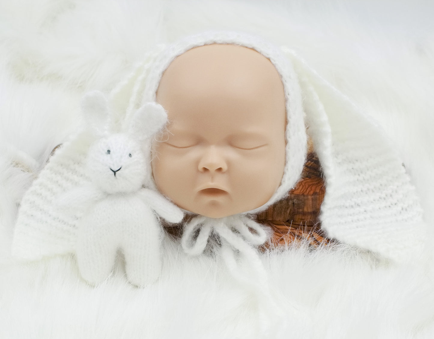 Newborn Bunny Bonnet RTS