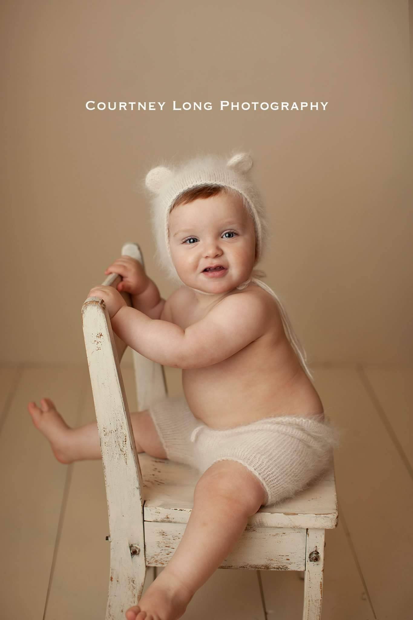 12mth Bear Bonnet and Shorts Set PREORDER