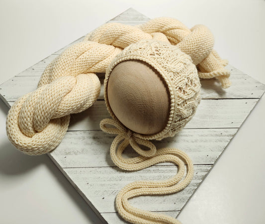Callie Bonnet & Wrap Set