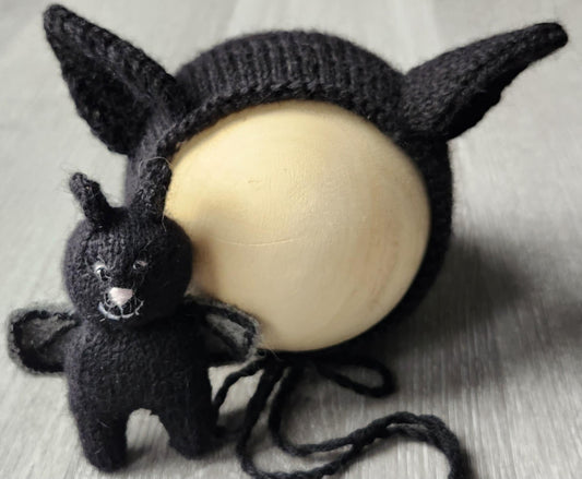 Bat Bonnet & Stuffie Preorder