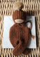 Fisherman's Dungarees and Removable Fur Pompom Bonnet PREORDER