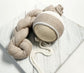 Ceci Bonnet & Wrap Set