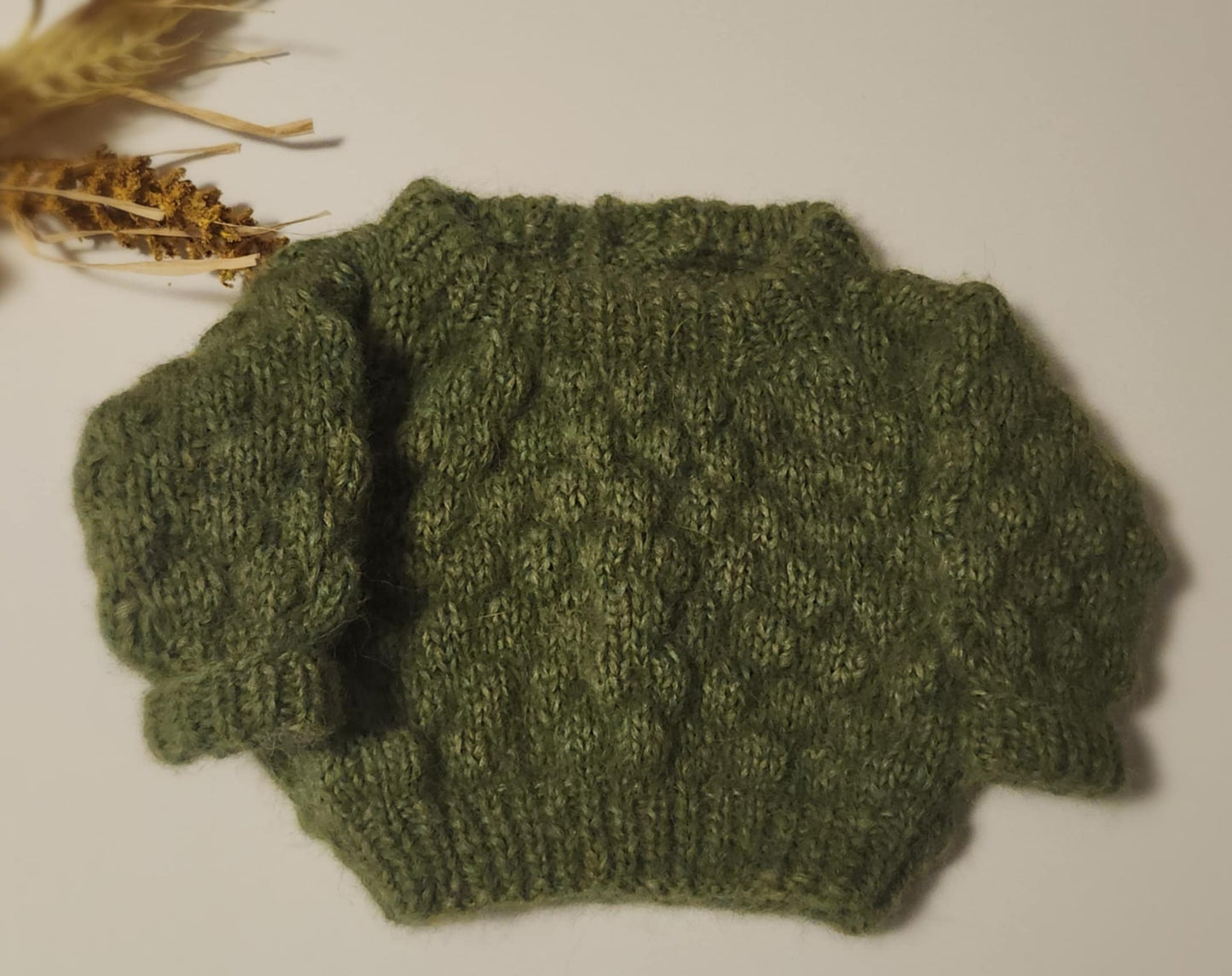 Oversized Newborn Bubble Sweater