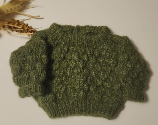 Oversized Newborn Bubble Sweater