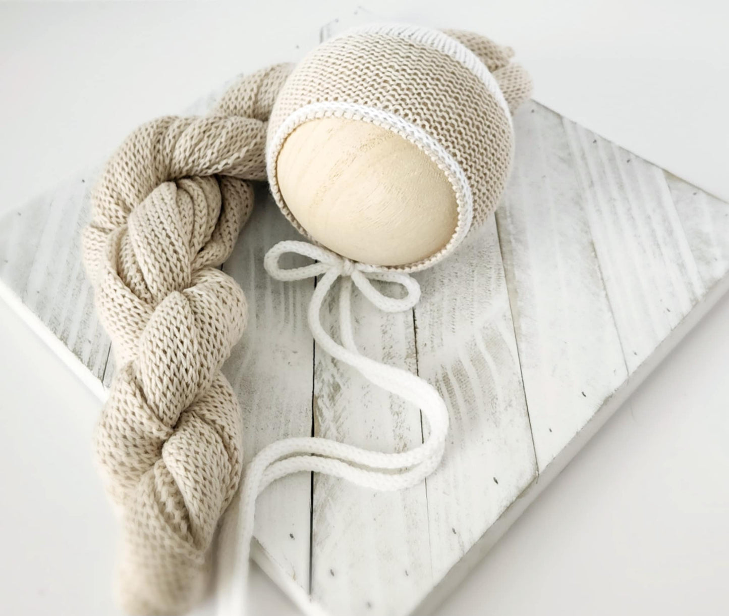 Ceci Bonnet & Wrap Set
