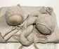 Jersey Stretch Backdrop, Jersey Stretch Wrap, choice of Handknit Bonnet & wrap Sets