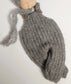 Fisherman's Dungarees and Removable Fur Pompom Bonnet PREORDER