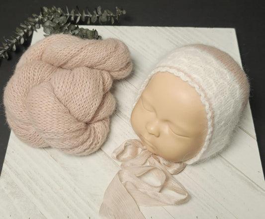 Honey Bonnet & Wrap Set