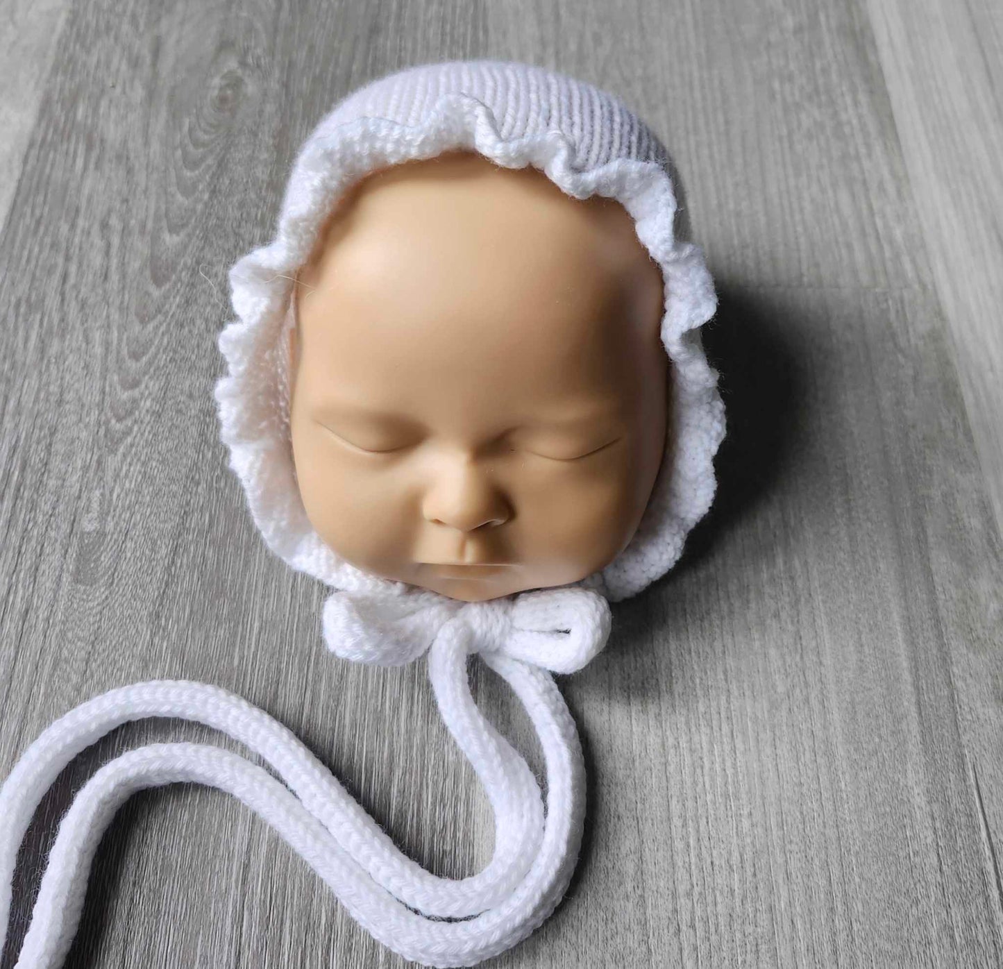 Newborn Ruffle Bonnet PREORDER