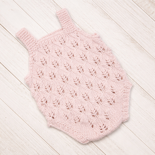 Freya Romper with matching bonnet