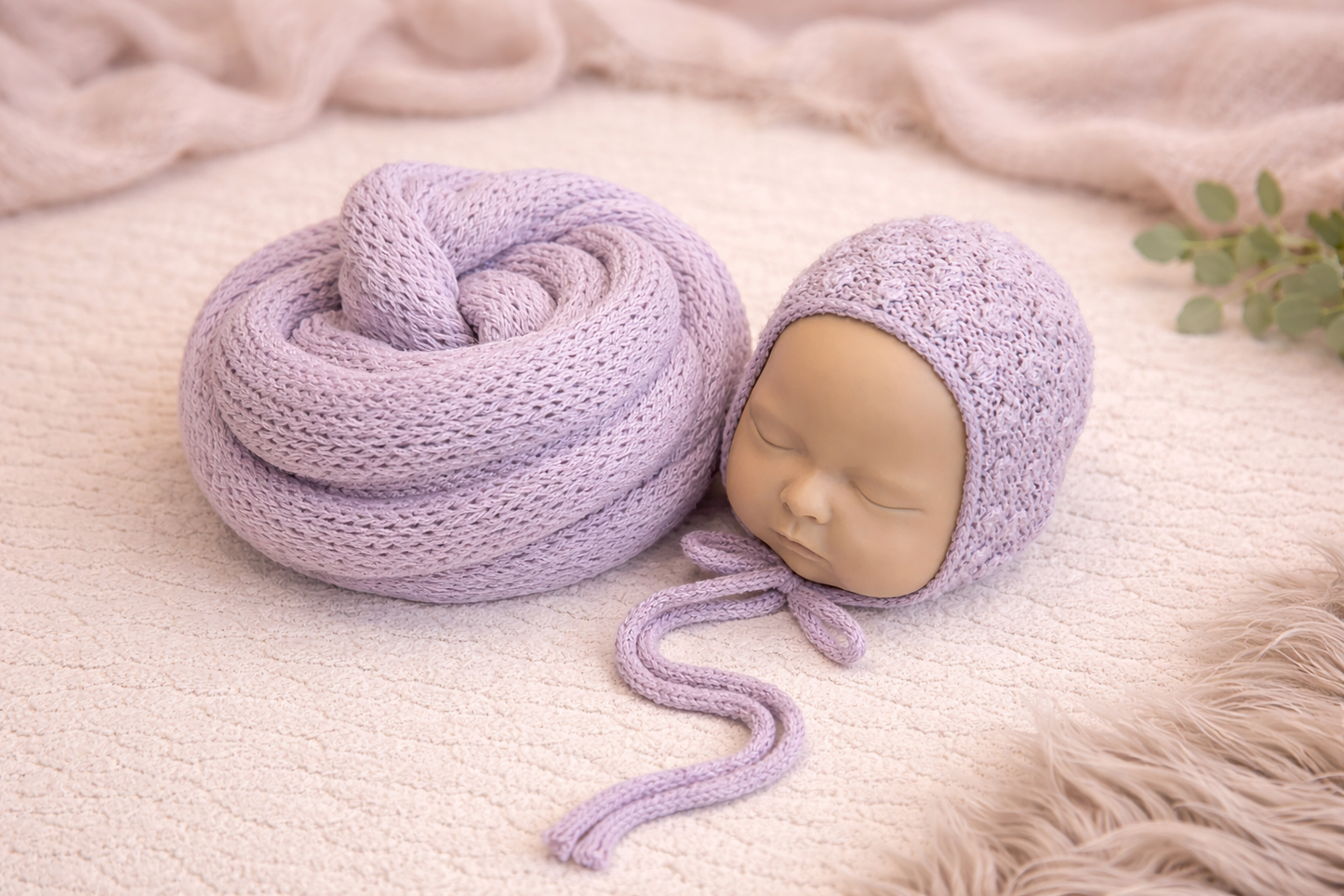 Basic Bonnet & Wrap Set