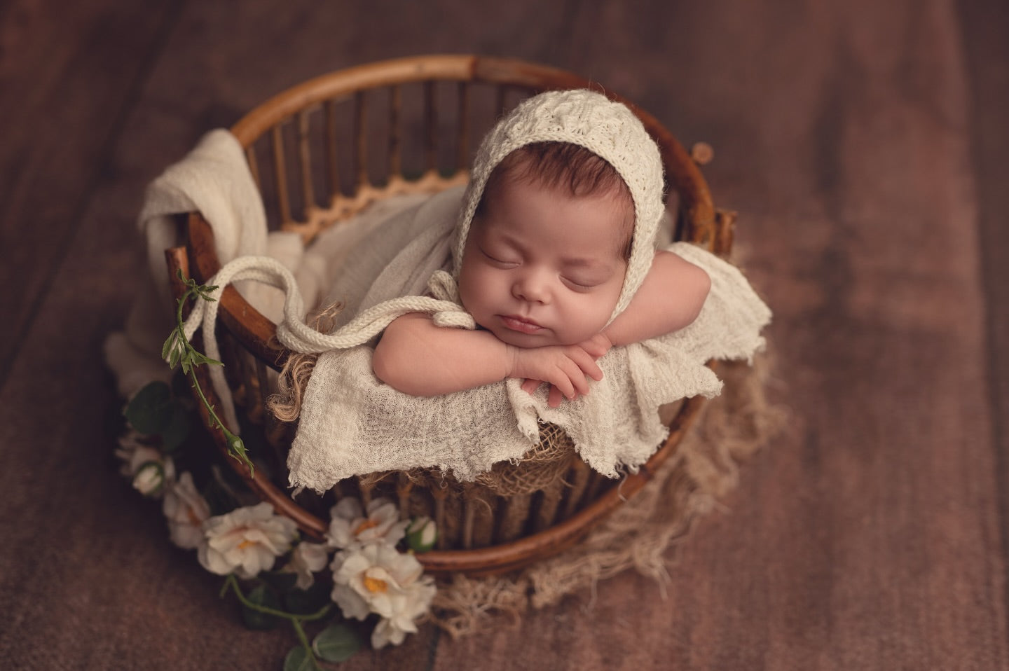 Newborn Reverie and Cherie Bonnets