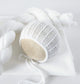 White Cecille Bonnet & Wrap Set