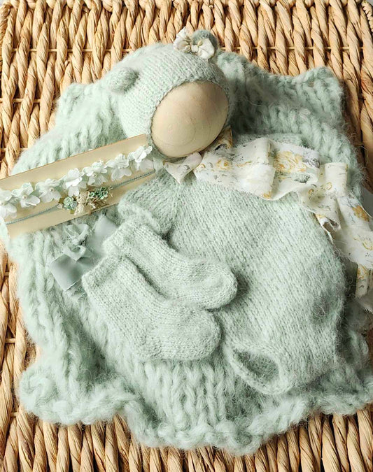 Newborn Complete Girl Romper Set