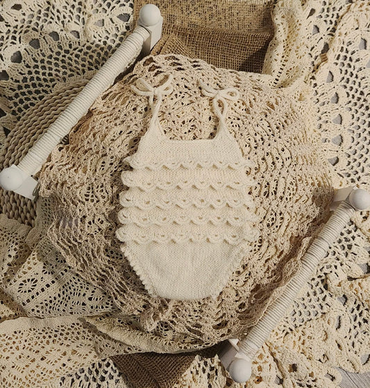 The Newborn Marlowe Ruffle Romper