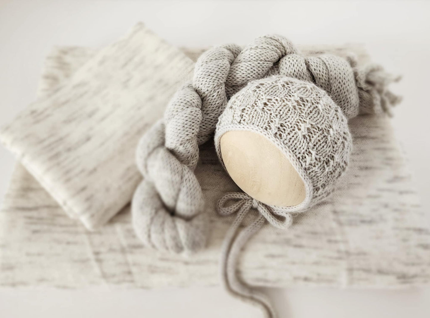 Neutral Backdrop, Stretch Wrap, Bonnet & Wrap Sets
