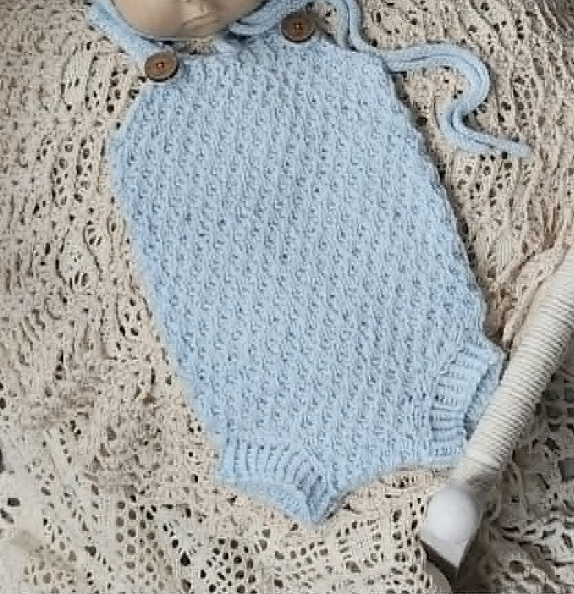 Luca Romper with option of matching Bonnet