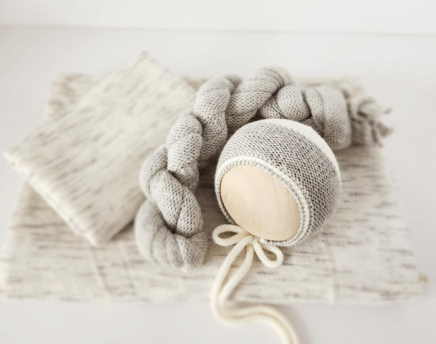 Neutral Backdrop, Stretch Wrap, Bonnet & Wrap Sets