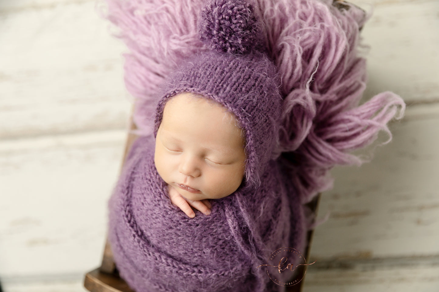 Pompom Bonnet & Wrap Sets PREORDER