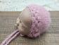 Ready to Ship Pompom Bonnet & Wrap Photo Prop