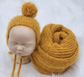 Pompom Bonnet & Wrap Sets PREORDER